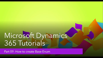 How to create Base Enums in Microsoft dynamics 365 finance and operations