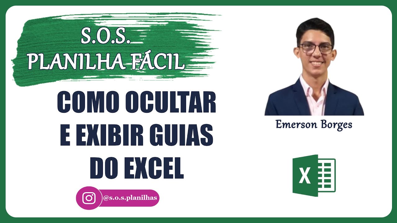 Aula 8 Como Ocultar E Exibir Guias Do Excel YouTube