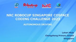 NRC23.1 - Lahari Mula - NRC 2023 RoboCup Singapore CoSpace Coding Challenge - Auto Driving -Primary