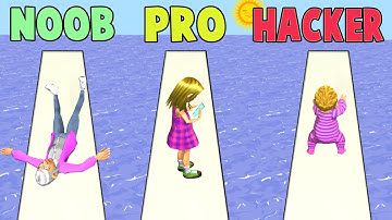 NOOB vs PRO vs HACKER I Run of Life