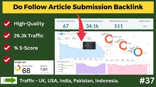 Instant Index Do Follow Article Submission Backlink | How to Create Article Submission #backlinks