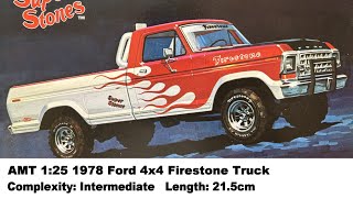 AMT 1:25 1978 Ford 4 x 4 Truck [Firestone] Kit Review