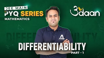 Differentiability (Part-1) | Previous Year Questions for JEE Main 2024 -  Udaan Series | @ALLENJEE