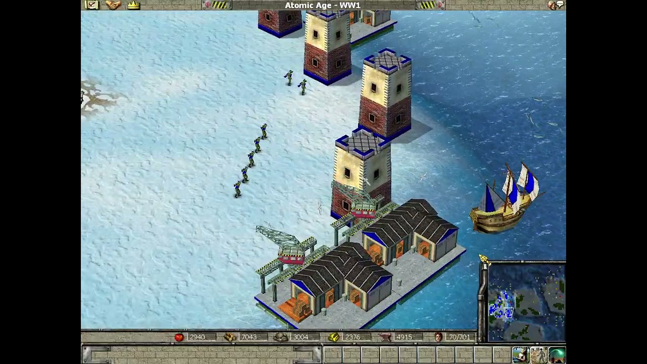 Empire Earth: Large Map, Hard Enemy, Fail