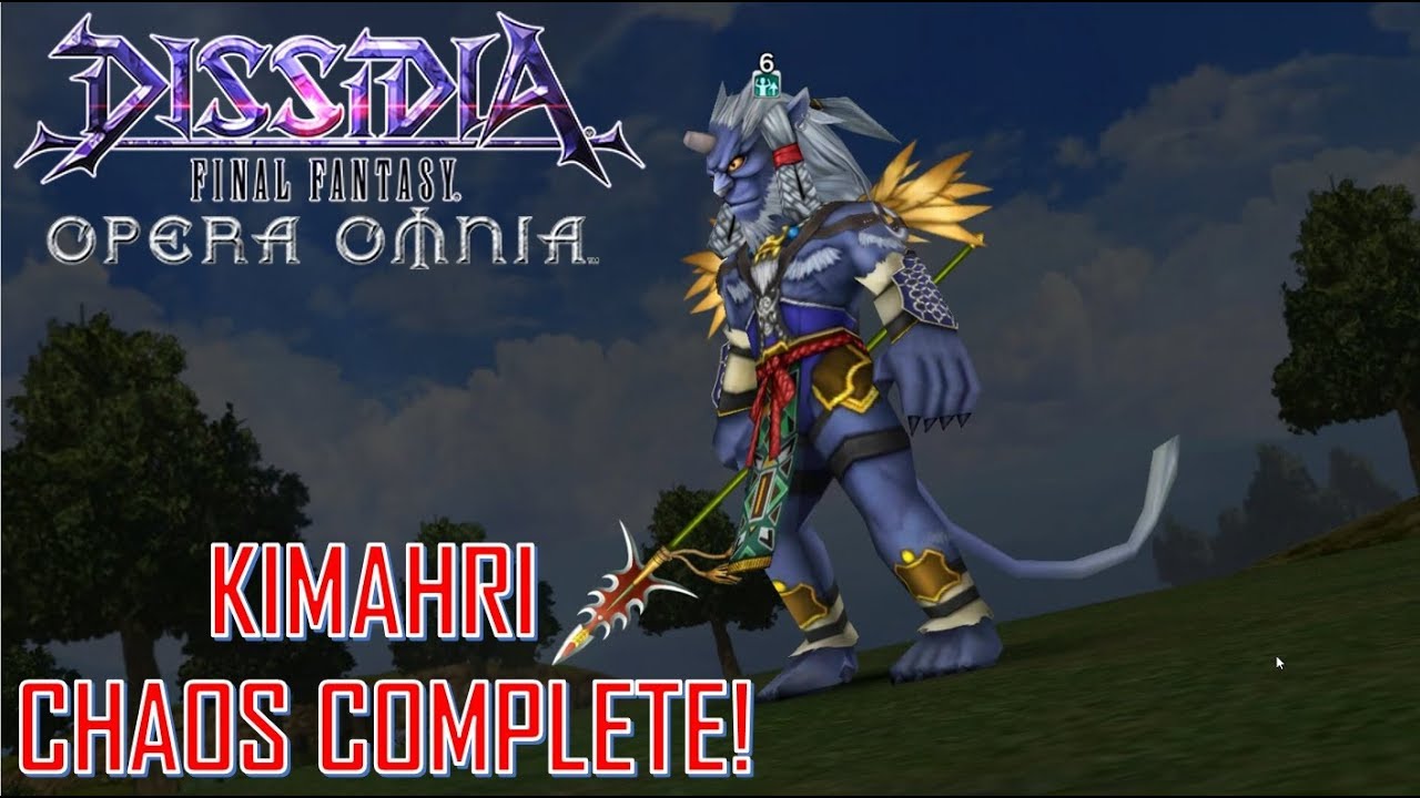 Dissidia FF Opera Omnia Jp - Kimahri CHAOS Complete!