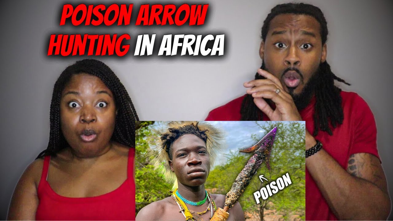 🇹🇿 POISON ARROW HUNTING IN AFRICA! American Couple Reacts 