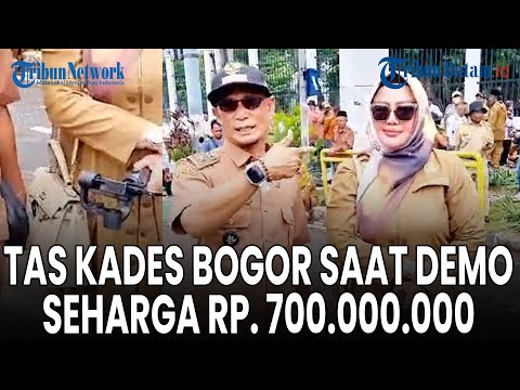Tas Kades Bogor Wiwin Komalasari Saat Demo Seharga Rp. 700.000.000