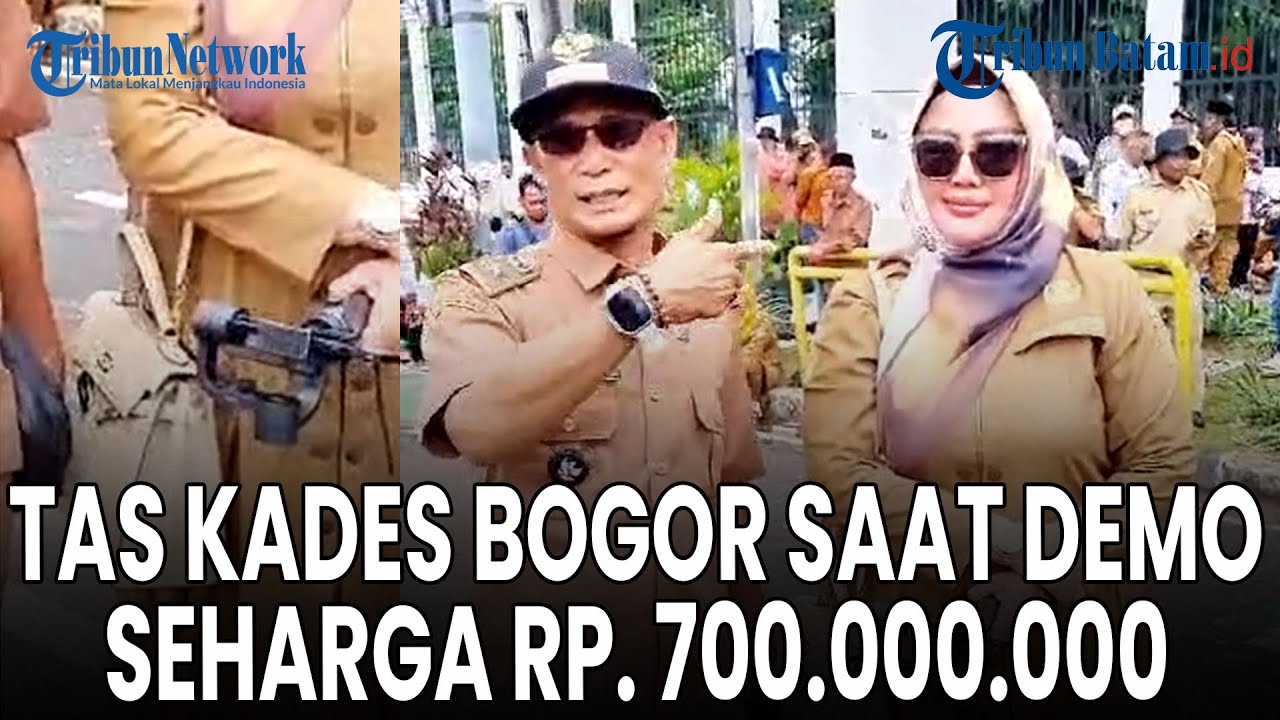 Tas Kades Bogor Wiwin Komalasari Saat Demo Seharga Rp. 700.000.000