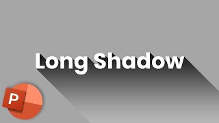 BEST Long Shadow Text Effect in PowerPoint screenshot 4