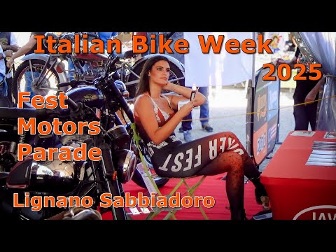 Italian Bike Week Lignano Sabbiadoro Italy, Settember 2025