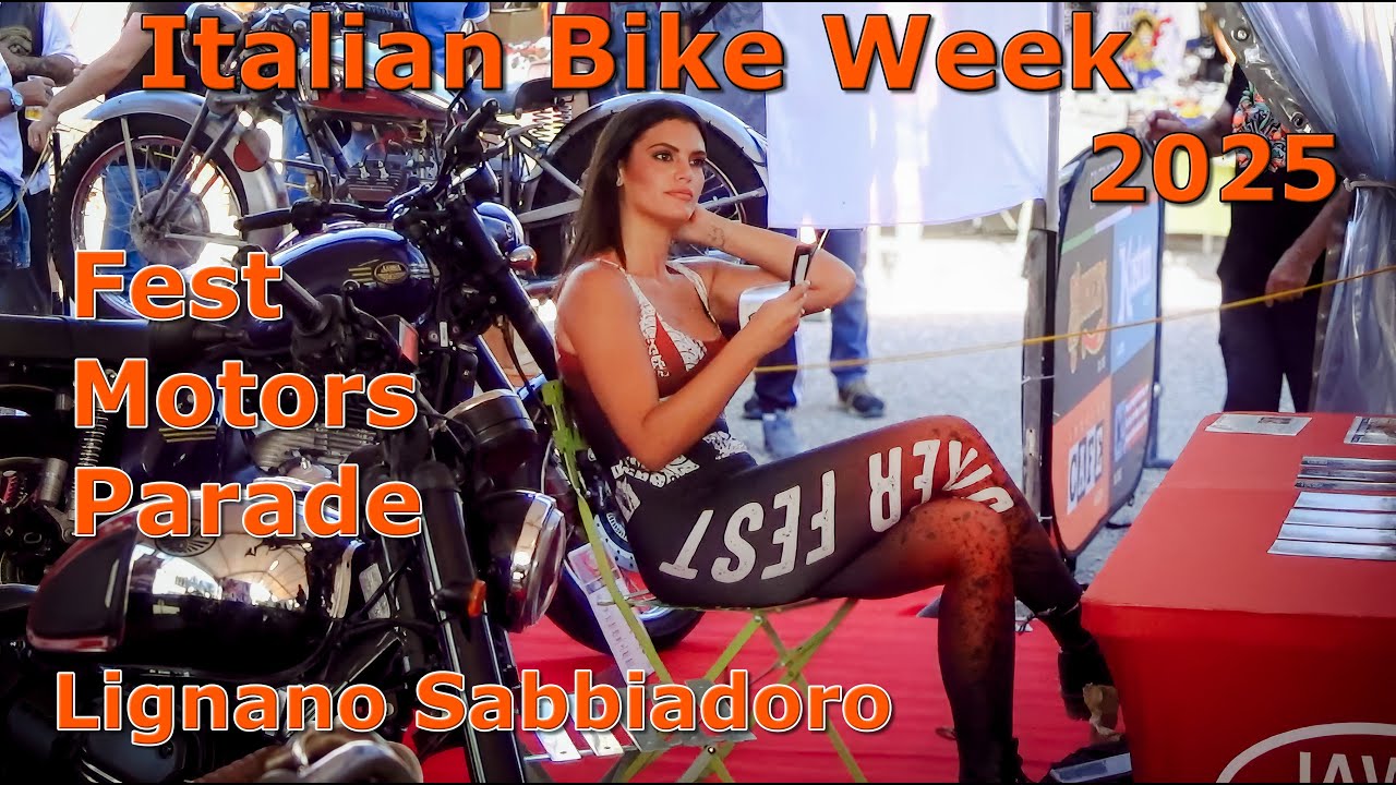 Italian Bike Week в  Линьяно-Саббьядоро, Италия. Сентябрь 2025 г