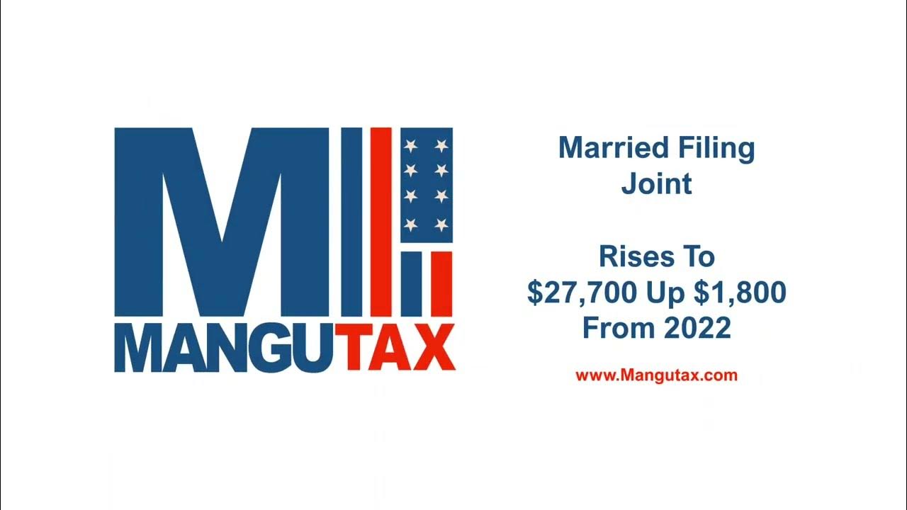 Standard Deductions 2023 What You Should Know!! YouTube