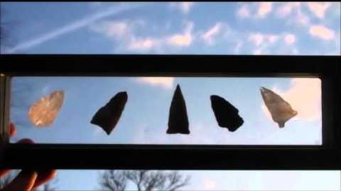 FLOATING DISPLAY CASES FOR INDIAN ARROWHEADS AND ARTIFACTS! SEE BOTH SIDES!