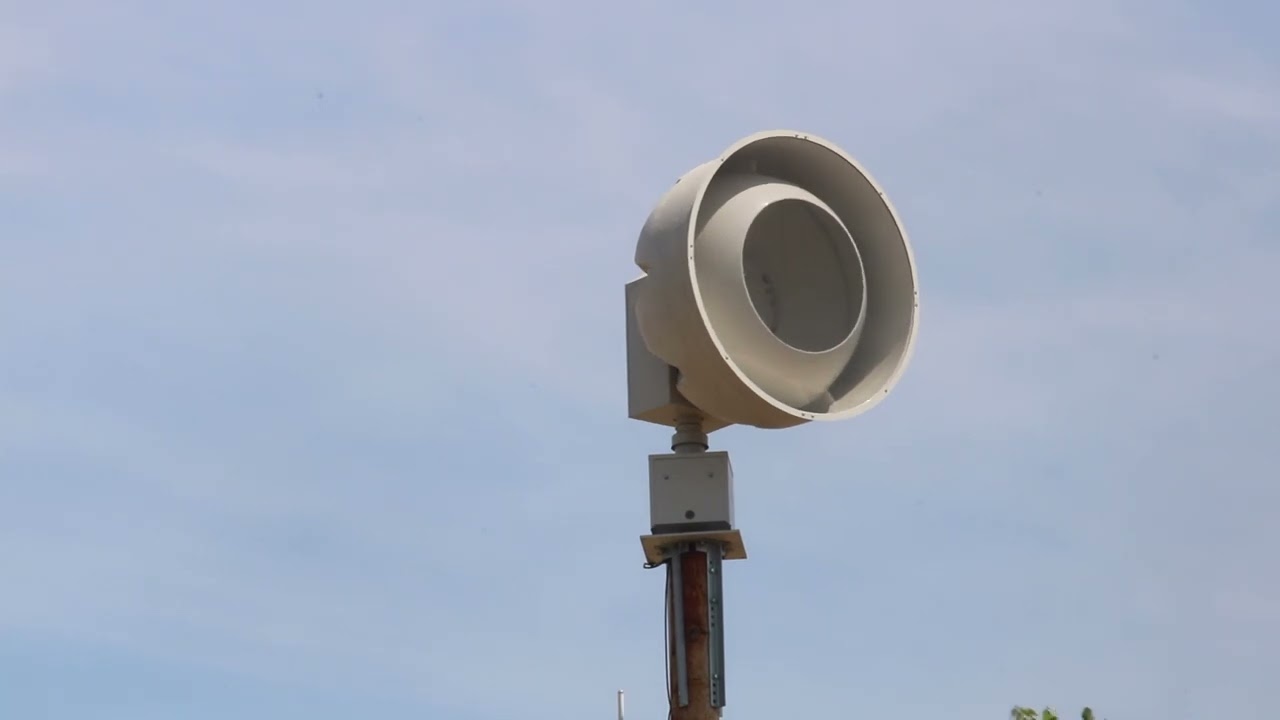 Federal Signal 508 siren test, Piedmont OK - 7/16/22