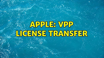 Apple: VPP license transfer (2 Solutions!!)