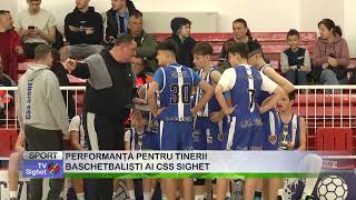 SPORT  PERFORMANȚĂ PENTRU TINERII BASCHETBALIȘTI AI CSS SIGHET