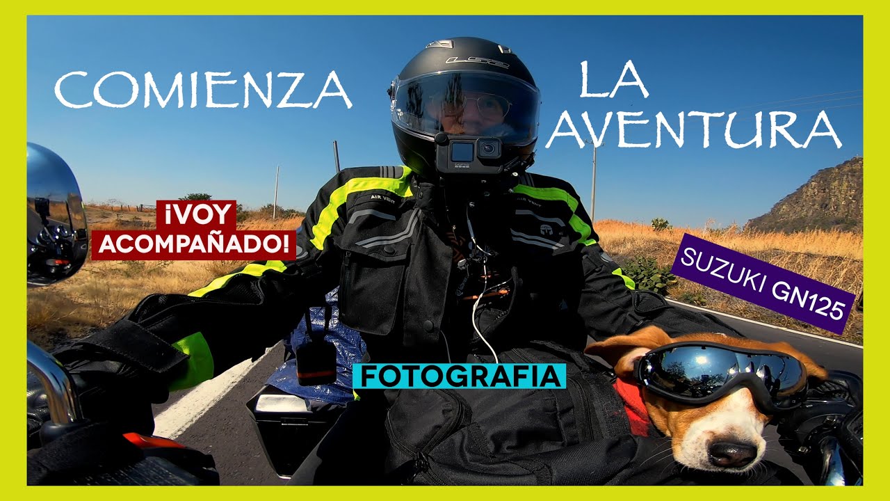 RENUNCIO a TODO y comienzo un VIAJE por MÉXICO en una motocicleta SUZUKI GN125 📷 🏍 🇲🇽 I EPISODIO 000