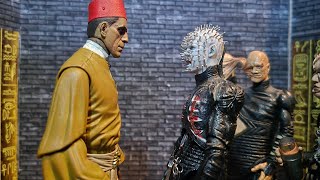 The Mummy (Imhotep/Ardath Bey) vs Pinhead &amp; The Cenobites - Horror Stop Motion Animation