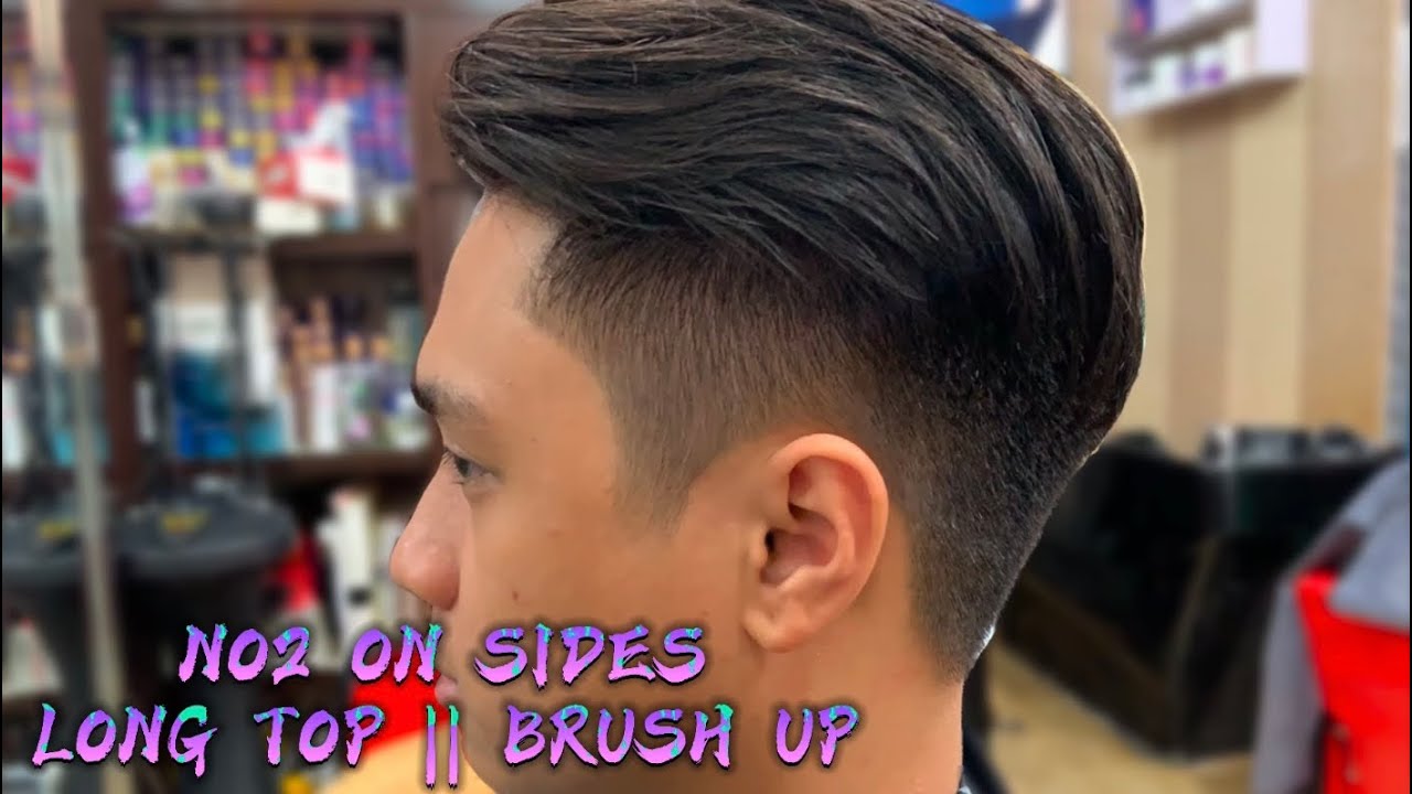 Haircut Tutorial:Mid Taper Fade with Brush Up Hairstyle | Basic and Easy  Tutorial | Pinoy - YouTube