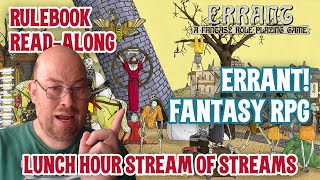 Rulebook Read-Along: "Errant," A Fantasy Role-Playing Game, Part One!
