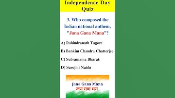 Independence Day Quiz in English #shorts #independenceday2024 #gk #viralvideo