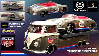 Model EP0167 Volkswagen T1 Transporter, Porsche 356 Speedster ตำนานโรดสเตอร์อมตะของโลก (Hotwheels)