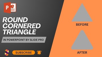How to Create a Round Edge Triangle in PowerPoint? #powerpointtemplate #viral #ppt slides