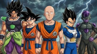 Goku, Vegeta, Broly & Saitama Vs Black Frieza Ultimate Anime Battle