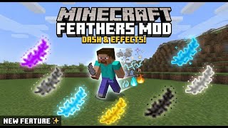 Dash Feather 🪶 add-on better than fireworks #minecraft #mcpe