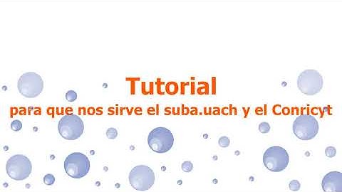 tutoriales: enumeración, citas y referencias, suba y conricyt