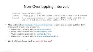 Non-overlapping Intervals - Greedy Algorithms - Design and Analysis of Algorithms