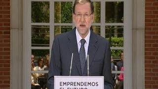 Rajoy pide a la banca "estar a la altura"