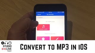 New video for converting to mp3 in ios 11, 12, 13 -
https://youtu.be/qjtu4fcj_xg workflow is now shortcuts and doesn’t
convert mp3!! i...