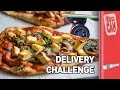 Electric Skateboard Pizza Delivery Challenge | FridgeCam