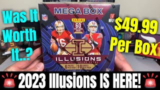 **2023 ILLUSIONS FOOTBALL IS HERE!** Was The $50 Illusions Football Mega Box Worth The Cost?!