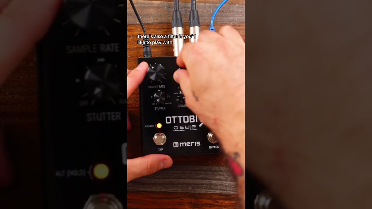 The Ottobit JR works REALLY WELL w/ drums #meris #ottobit