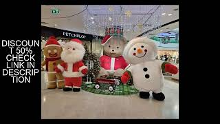 Hot Sale 2M 2.6M Christmas Inflatable Santa Claus Mascot Costume For Adults Walking Inflatable Chris