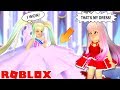 SHE STOLE MY EXPENSIVE DRESS AND WON BALL QUEEN WITH IT... Roblox Royale High Roleplay