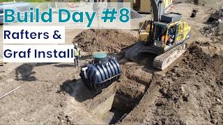 Building Our Roof + Installing a Graf One2Clean Sewage Treatment Plant