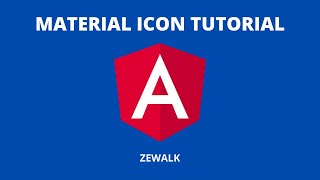 Angular Material Icon Tutorial [2021]