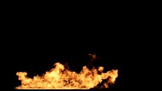 Burning Ground Fire Large Scale Front 06 | Motion Graphics - Videohive template