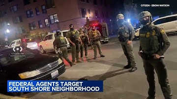 ICE agents raid South Shore apartment building: 