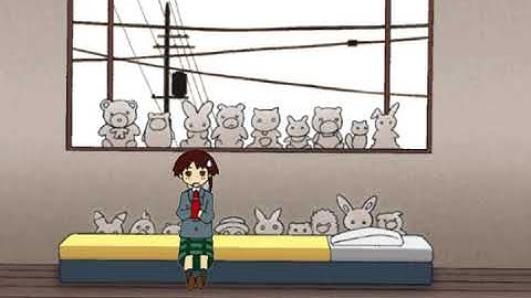 Lain Bootleg Animation | Lain is late for school!