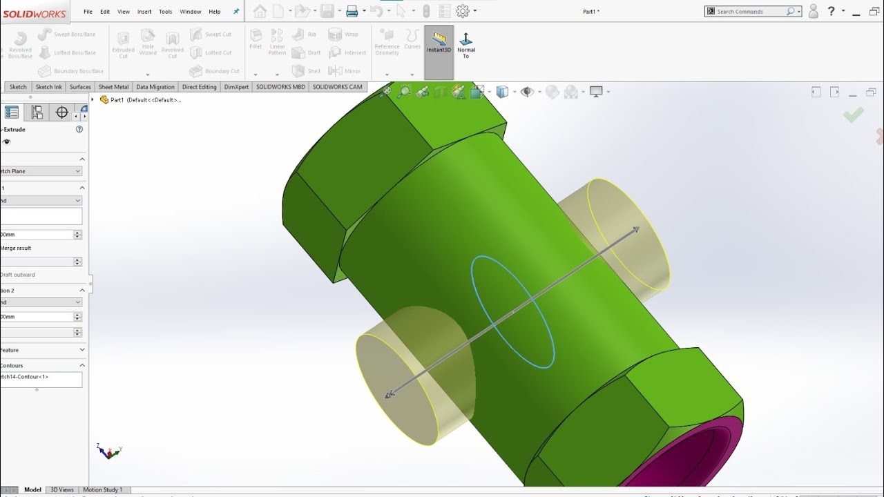 Solidworks tutorial for beginners | solidworks mechanical engineering ...