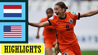 Netherlands vs USA Highlights | U17 Women's World Cup 2025