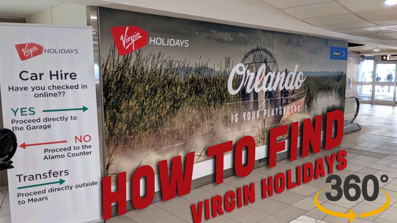 How To Find Virgin Holidays Welcome Desk At Orlando International