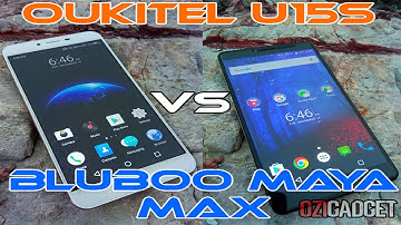 BATTLE OF THE MT6750 - COMPARISON: OUKITEL U15S VS BLUBOO MAYA MAX