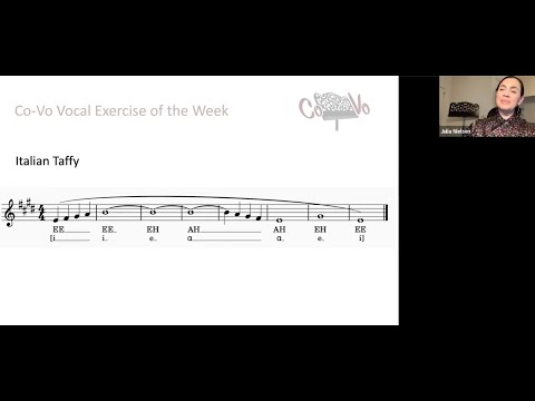 Co-Vo Vocal Exercise of the Week #16 | Italian Toffy | Dec. 17, 2023