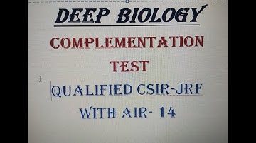 Complementation genetics test