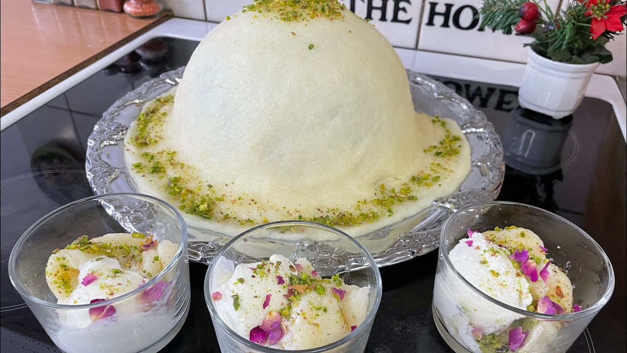 ⁠ ​⁠​⁠@اشهى الاكلات مع ميسون حلاوة الرز الحمصية بطريقة اهلي حلو سريع بالتحضر وتقديم لطيف وجذاب